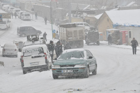 Hakkari'de kar yağışı hayatı olumsuz etkiliyor 13