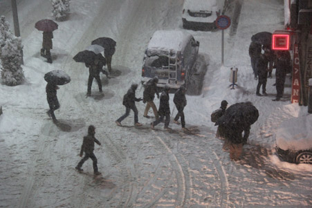 Hakkari'de kar yağışı hayatı olumsuz etkiliyor 30