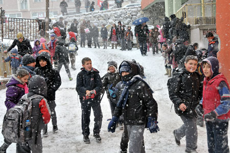 Hakkari'de kar yağışı hayatı olumsuz etkiliyor 6