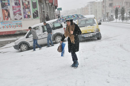 Hakkari'de kar yağışı hayatı olumsuz etkiliyor 8