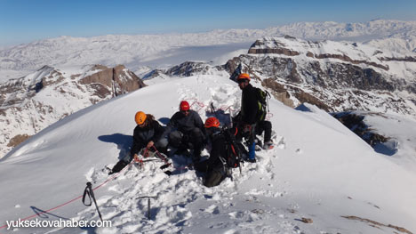 Reşko Dağı'da ilk kez kış tırmanışı 14