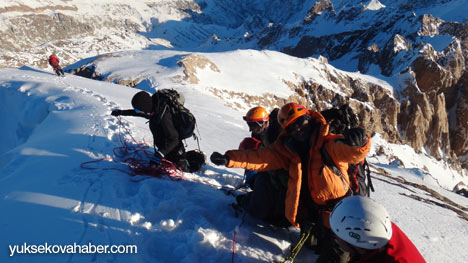 Reşko Dağı'da ilk kez kış tırmanışı 29