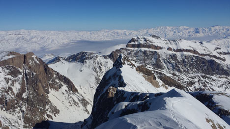 Reşko Dağı'da ilk kez kış tırmanışı 45
