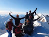 Reşko Dağı'da ilk kez kış tırmanışı