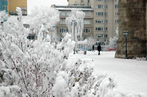 Erzurum'dan kar manzaraları 5
