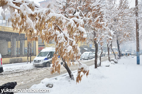 Yüksekova'da kar yağışı - 28-01-2014 11