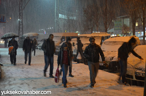 Yüksekova'da kar yağışı - 28-01-2014 27