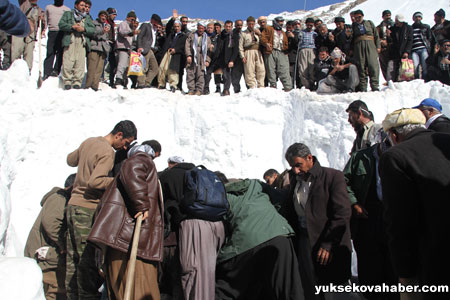 Çığ altında kalan İranlılar bulundu 20