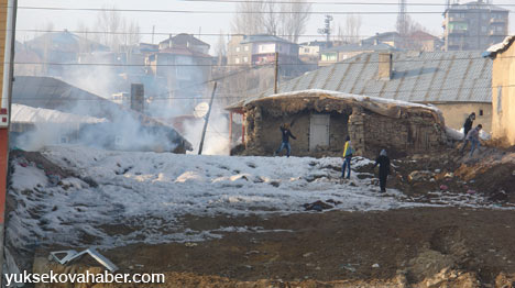 Yüksekova'da 15 Şubat gerginliğinden kareler - 14-02-2014 3