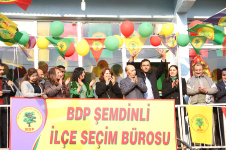 BDP Şemdinli'de seçim bürosu açtı! 27