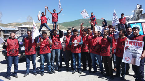 Taşeron işçiler 1 Mayıs'ı kutladı: Haklarımızı istiyoruz 6