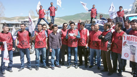 Taşeron işçiler 1 Mayıs'ı kutladı: Haklarımızı istiyoruz 7