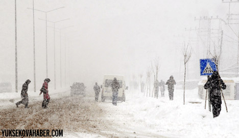 Yüksekova'da karlı bir gün 6