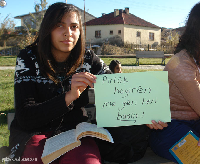 Yüksekova'da 'kitap' kampanyası - foto - 09-11-2014 7