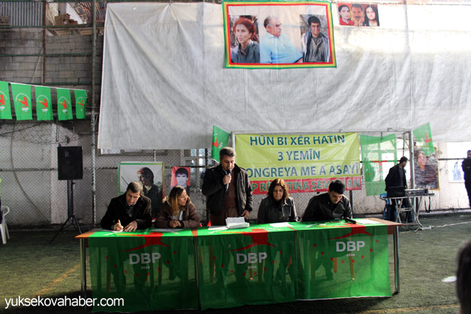 Şemdinli'de DBP kongresi yapıldı 5