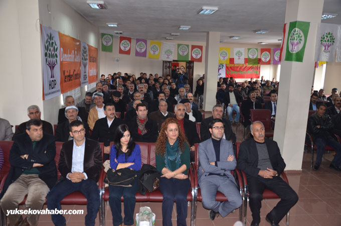 HDP Yüksekova kongresi yapıldı 1