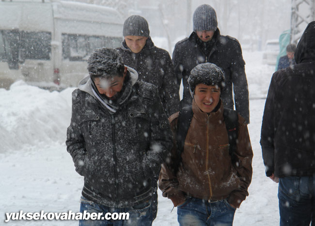 Hakkari ve Yüksekova'da kar yağışı 14