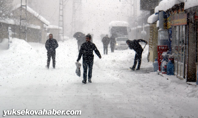 Hakkari ve Yüksekova'da kar yağışı 16