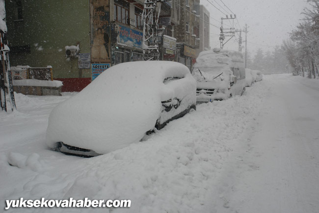 Hakkari ve Yüksekova'da kar yağışı 6