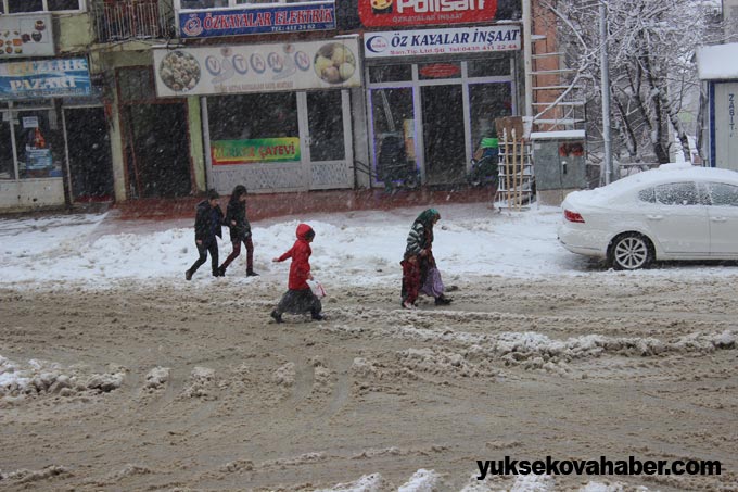 Şemdinli'de kar yağışı 19