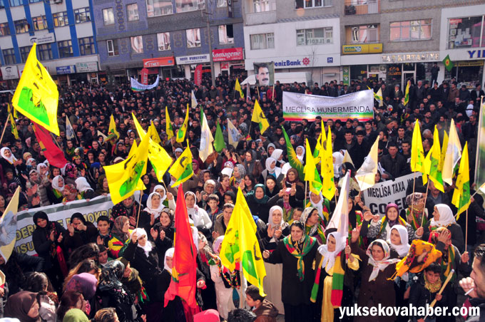 Hakkari'de 'Öcalan'a özgürlük' yürüyüşü 12
