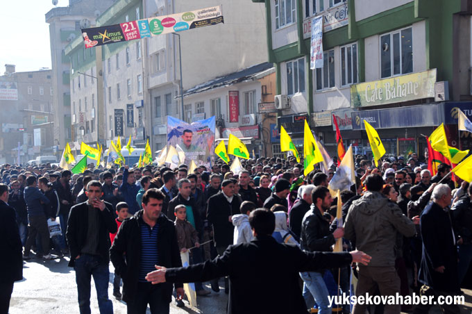 Hakkari'de 'Öcalan'a özgürlük' yürüyüşü 3