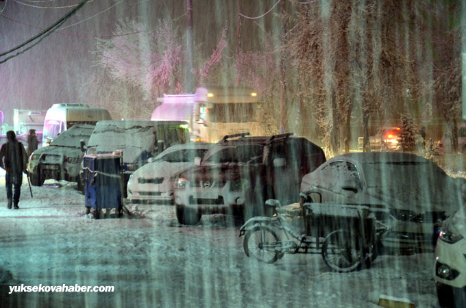 04-02-2015 - Yüksekova'da kar yağışı 3