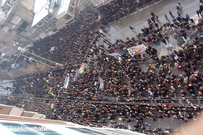 Yüksekova'da 15 Şubat protestosu 1