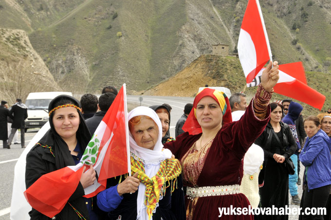 HDP’nin Hakkari adaylarına yapılan karşılamadan fotoğraflar 10