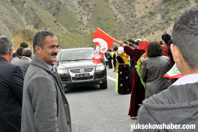 HDP’nin Hakkari adaylarına yapılan karşılamadan fotoğraflar 12