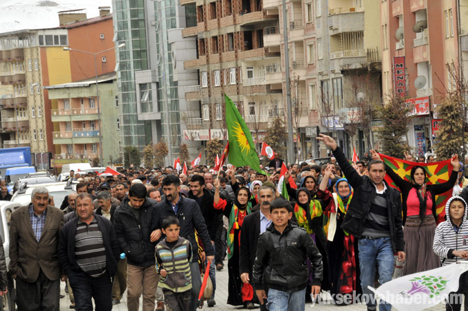 HDP’nin Hakkari adaylarına yapılan karşılamadan fotoğraflar 31
