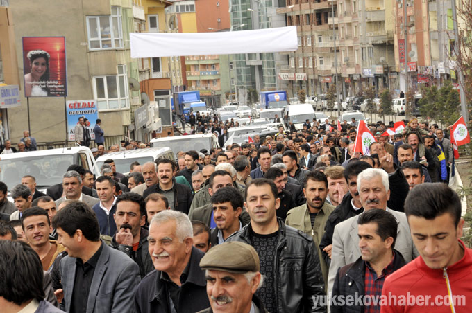 HDP’nin Hakkari adaylarına yapılan karşılamadan fotoğraflar 32