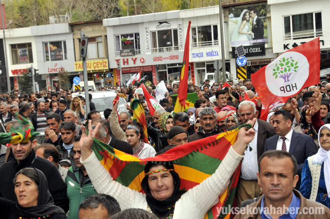 HDP’nin Hakkari adaylarına yapılan karşılamadan fotoğraflar 34