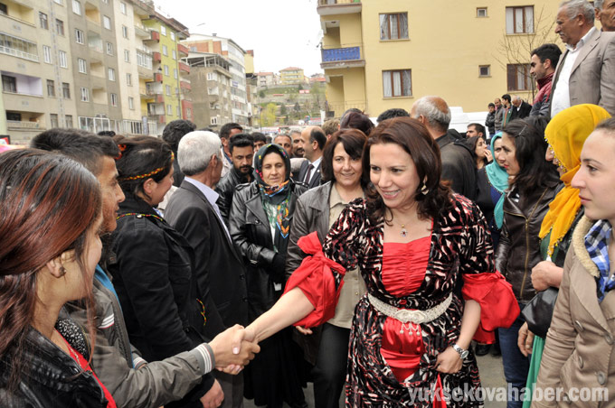 HDP’nin Hakkari adaylarına yapılan karşılamadan fotoğraflar 38