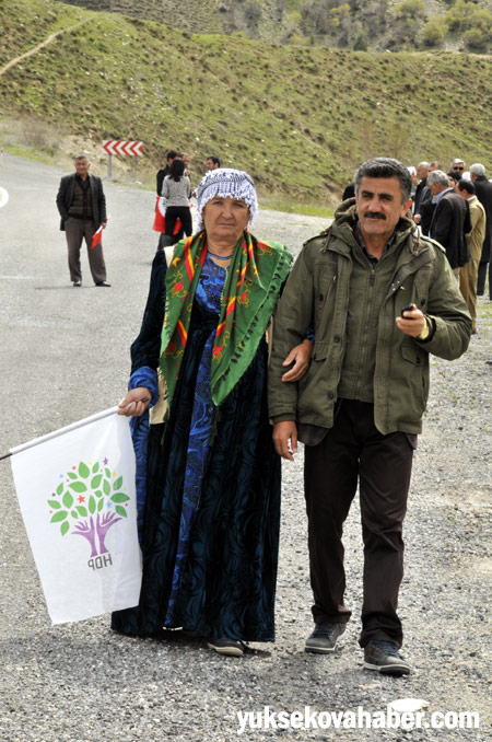 HDP’nin Hakkari adaylarına yapılan karşılamadan fotoğraflar 5