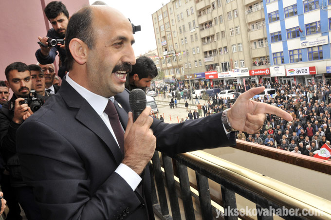 HDP’nin Hakkari adaylarına yapılan karşılamadan fotoğraflar 52