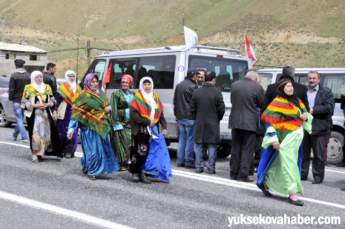 HDP’nin Hakkari adaylarına yapılan karşılamadan fotoğraflar 6