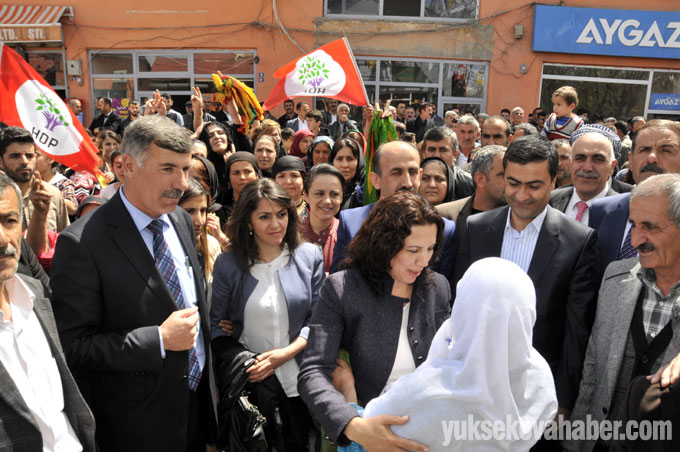 Çukurca'da HDP adaylarına coşkulu karşılama 25