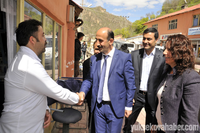 Çukurca'da HDP adaylarına coşkulu karşılama 55