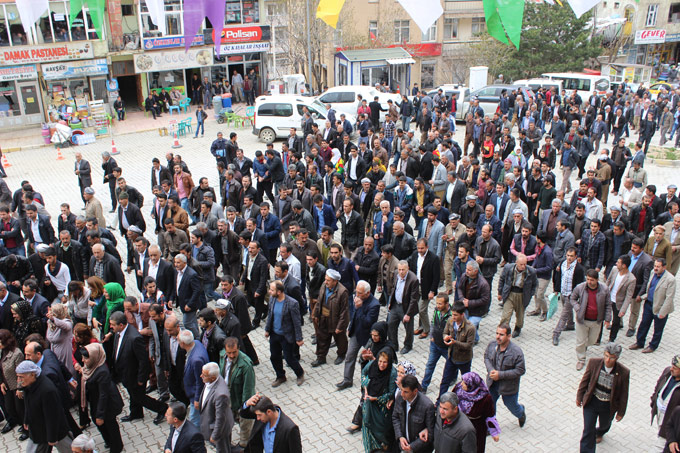 Şemdinli'de HDP adaylarına yapılan karşılamadan fotoğraflar 10