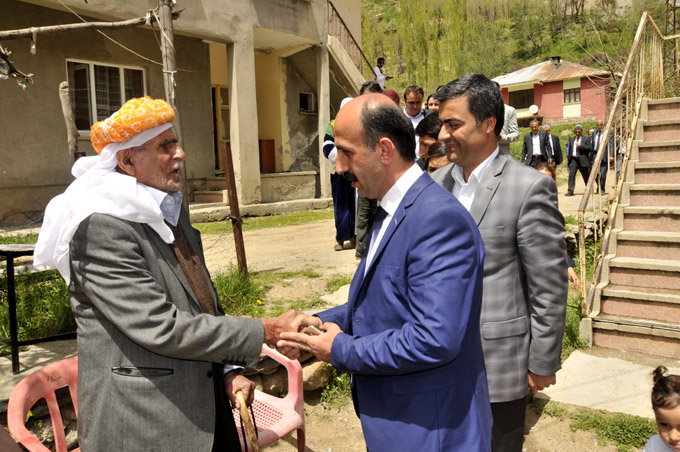 HDP adaylarından köylere ziyaret 7