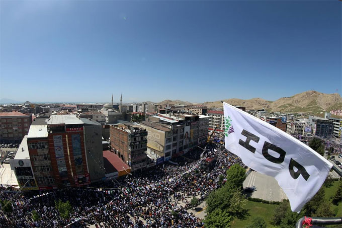 HDP'nin Van Final mitinginden fotoğraflar 22