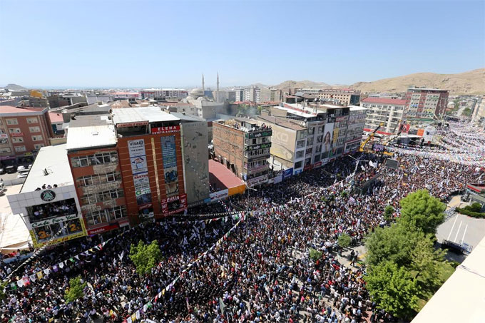 HDP'nin Van Final mitinginden fotoğraflar 23