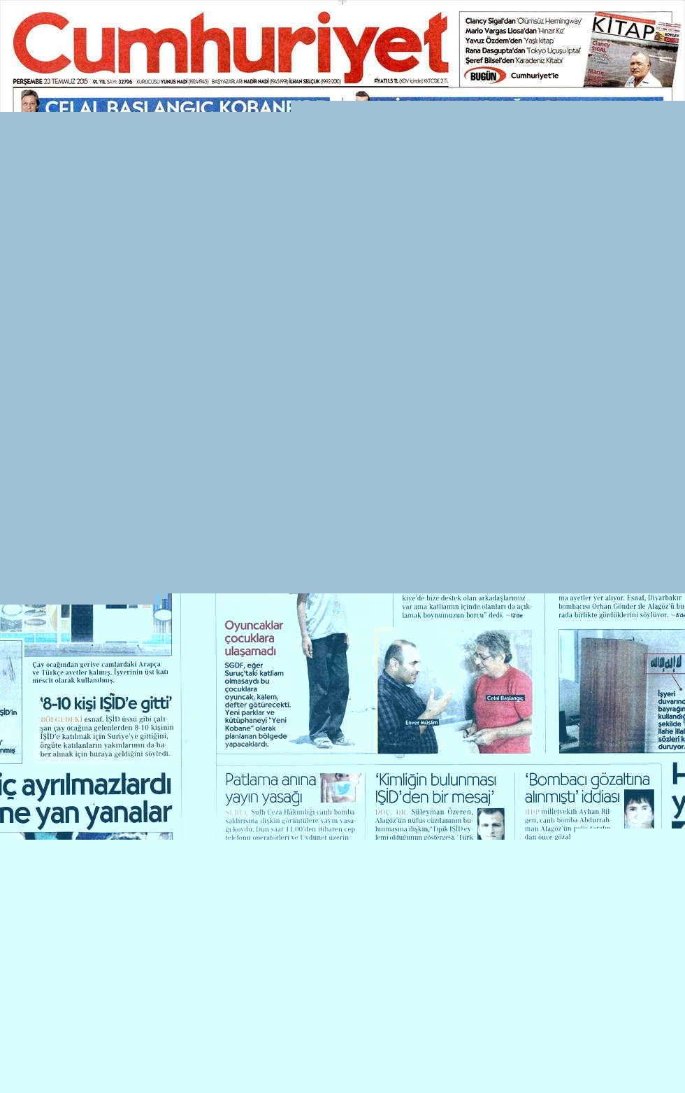 Günün Gazete Manşetleri (23.07.2015) 6