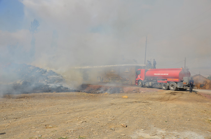 Yüksekova’daki yangında 40 bin bağ ot yandı 3