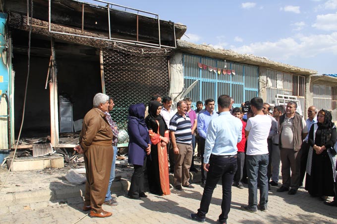HDP Derecik belde binası ateşe verildi 6