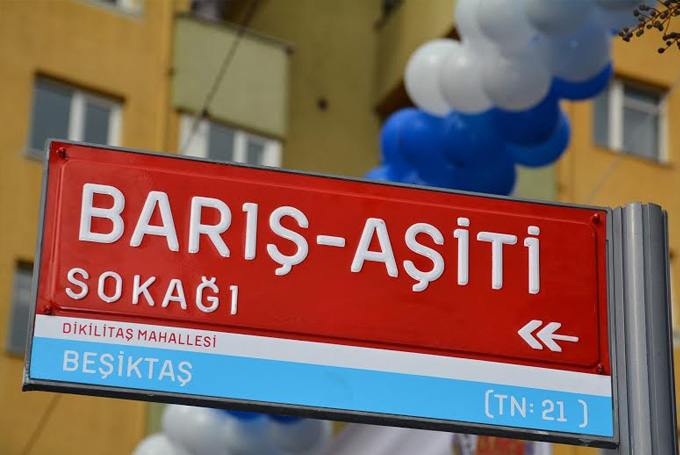 İstanbul'da 'Barış-Aşiti' sokağı 9