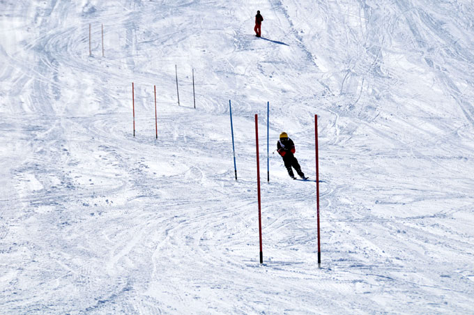 Hakkari'de kayak yarışması yapıldı 3