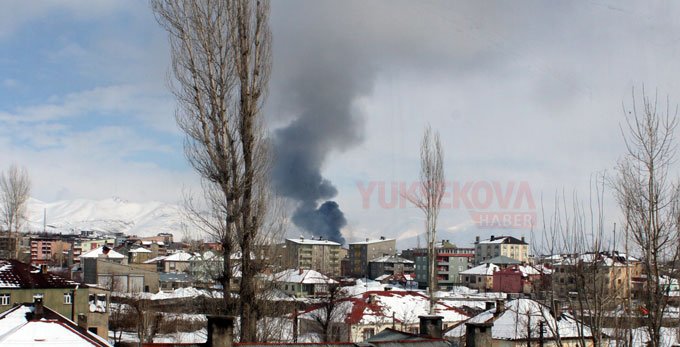 Yüksekova'dan dumanlar yükseliyor 1