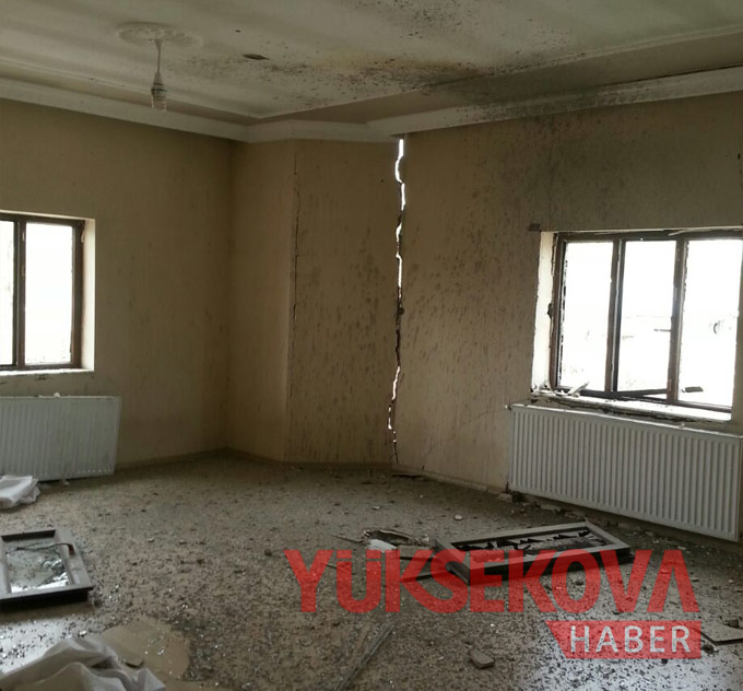 Harabeye dönen Yüksekova'dan yıkım görüntüleri 2